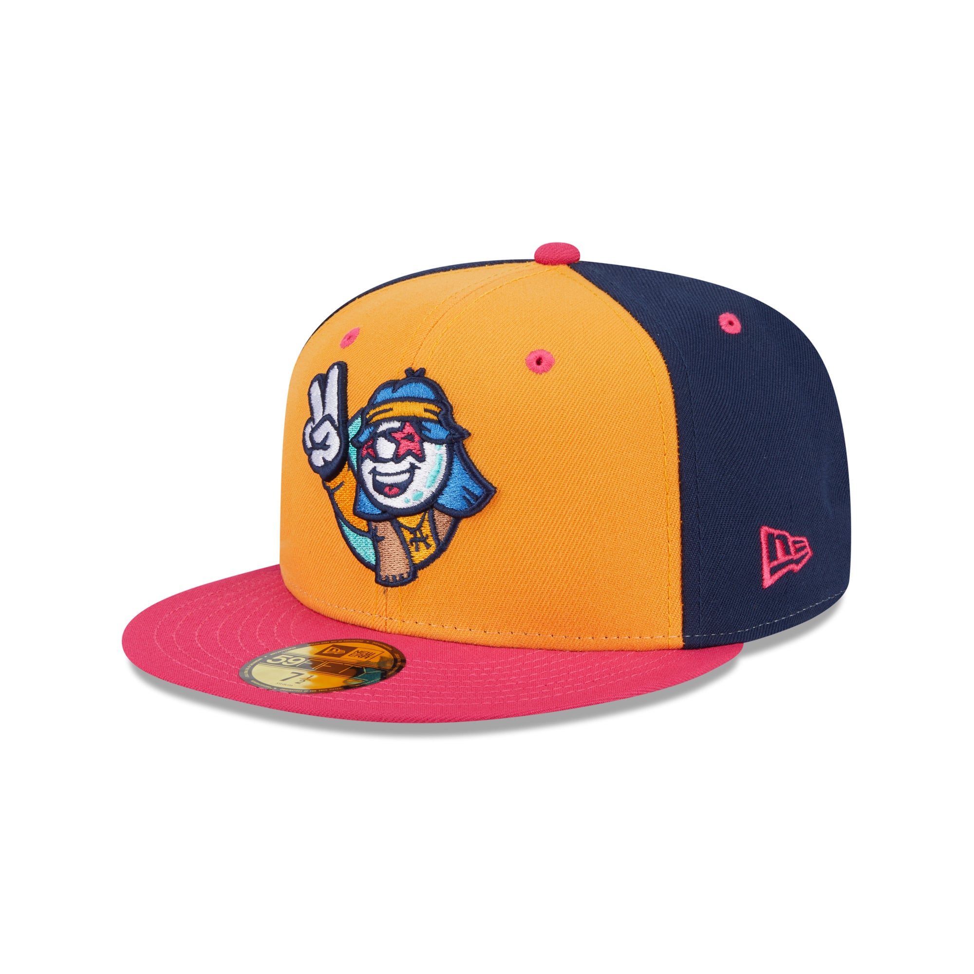 Men's New Era  Gold Asheville Tourists Theme Nights 59FIFTY Fitted Hat
